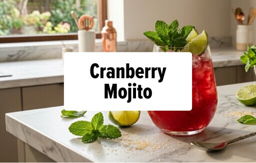 Cranberry Mojito doorklik plaatje naar cocktailpagina